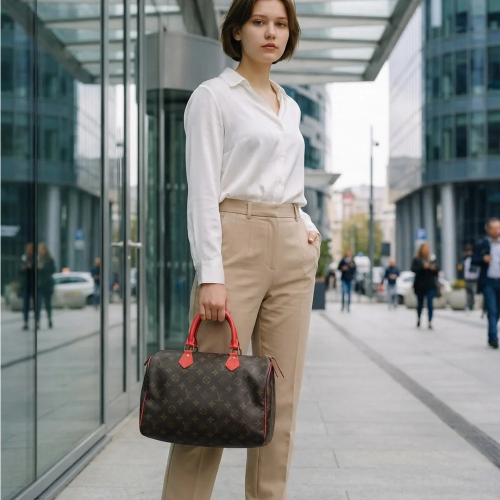 Louis Vuitton Speedy 30 – 1989 Made in France – Custom Coral - Picture 16 of 16